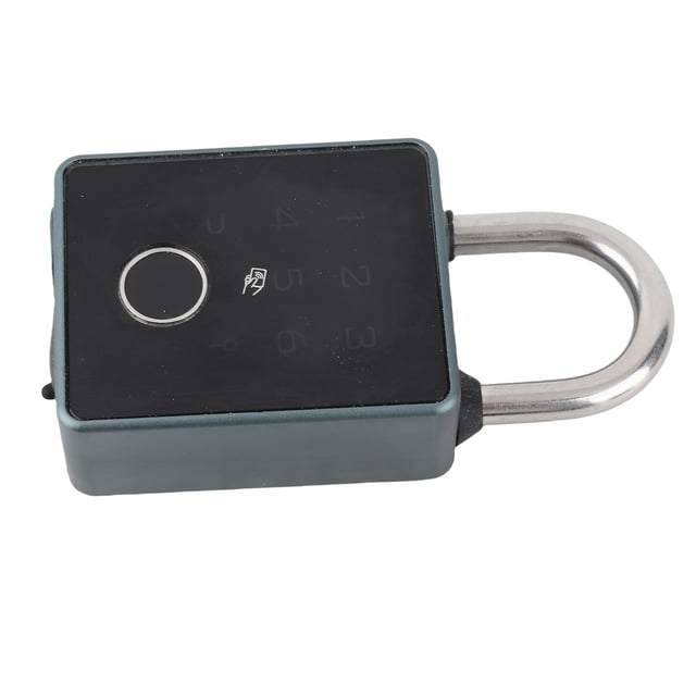 Cerradura de Candado Inteligente Con Huella Digital Con Tarjeta de 2 Llaves App Acceso A Llave A Prueba de Robo Cerradour Electón de Entrada Sin Llave A Prueba de Agua Para