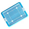 thumbnail image 2 of Potty Trainer Indoor Outdoor Anti Slip Puppy Pee Pad Holder for Small Dogs Blue, 2 of 8