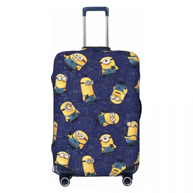 Custom Minions Luggage Cover Protector Washable Travel Suitcase Covers