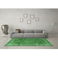 thumbnail image 3 of Ahgly Company Indoor Square Persian Emerald Green Traditional Area Rugs, 3' Square, 3 of 4