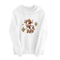 thumbnail image 2 of Aimik Womens Funny Cow Graphic Hoodies Sweatshirts Long Sleeve Pullover Tops with Drawstring Pockets Fall Loose Comfy Hoodied Tops, 2 of 6