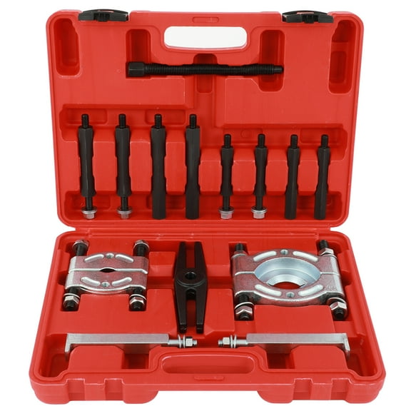 SCITOO 14PCS Bearing Separator Puller Kit 2 and 3 Splitters Remove Bearings Tool Set