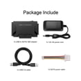 thumbnail image 7 of SATA / IDE to USB 3.0 Adapter, Hard Drive Reader for Universal 2.5 3.5-Inch IDE and SATA External HDD/SSD, with 12V 2A Power Supply Support 6TB, 7 of 7