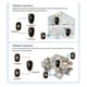 thumbnail image 2 of Wireless Doorbell RGB Colorful Light 38 Music Tracks 4 Level Outdoor 150M Range Kinetic Door Bell, 2 of 5
