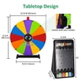 thumbnail image 4 of WinSpin 24" Modular Prize Wheel Tabletop & Mini Prize Drop Board Game Kit Party Tradeshow Carnival Outdoor activity, 4 of 9