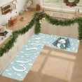 thumbnail image 3 of Vggrvlo Christmas Bathroom Rugs Mats Non Slip Extra Soft Absorbent Chenille Floor Mats Rubber Backing Quick Dry Bath Rugs Mats 2PCS, 3 of 6