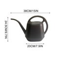 thumbnail image 3 of Xihbxyly Las mejores ofertas de hoy Regadera de plantas Regadera de 1 gal en pico largo Regadera de diseños en flora Regadera de interior asa Regadera de plantas en jardín, 3 of 5