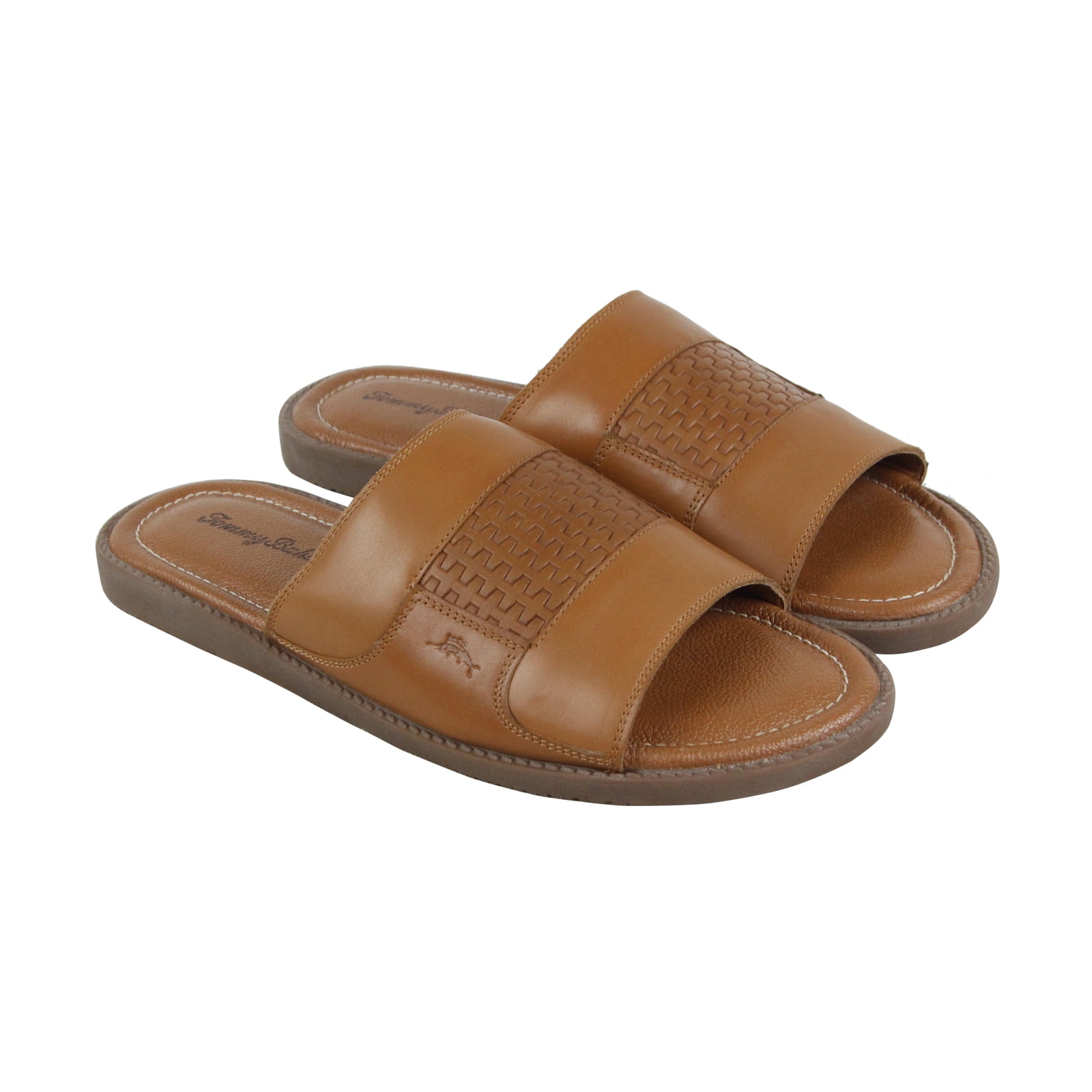 tommy bahama men's leather flip flops