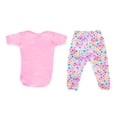thumbnail image 3 of Conjunto Simply Basic Baby Talla 12 Meses Rosa Hello Beautiful para Bebé 2 Piezas, 3 of 3