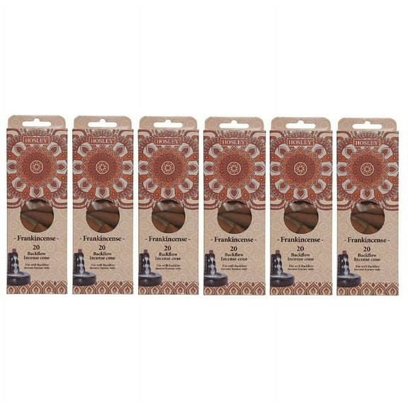 Hosley 120 Pack of Backflow Fragrance Incense Cones Frankincense