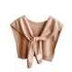 thumbnail image 1 of Bufandas de mujer de color liso de punto para exteriores, chal de invierno con cuello falso, bufanda decorativa Kangshi para el regazo y los hombros, bufanda para mujer, 1 of 1