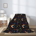 thumbnail image 2 of Hirioo Cartoon Pride Lgbt for Flannel Blanket, Cozy and Warm Throw for Bed or Couch ,Perfect for All Seasons-40"x30", 2 of 6