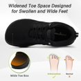thumbnail image 2 of Men's Orthopedic Wide Walking Shoes: Comfortable Fashion Sneakers with Arch Support, Casual Tennis Work Sports Shoes, 2 of 9