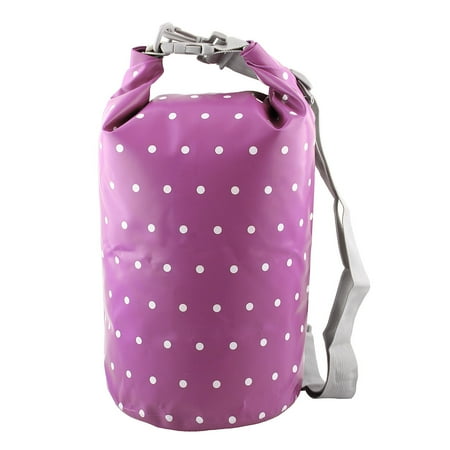 SAFEBET Authorized Water Resistant Bag Dry Sack Purple 10L for Rafting Camping .