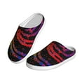 thumbnail image 2 of Picia A Bright Abstract for Women's Lamb-hug Comfy Fleece House Slippers Memory Foam, Slip-on House Shoes Indoor Outdoor-44/45, 2 of 7