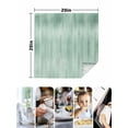 thumbnail image 4 of Green Cloth Napkins Set of 4 Reusable Dinner Napkins, Modern Abstract Art Ombre Striped Cocktail Napkin Washable Table Napkins for Wedding/Holiday Party/Baby Shower 20"x20", 4 of 7
