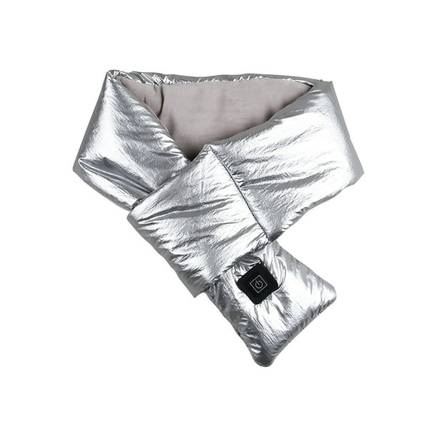 Cuello y hombro con carga inteligente USB Protección contra el frío en invierno y bufanda para hombres y mujeres con calefacción cálida Fridja nalpqowj27459