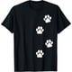 thumbnail image 1 of Camiseta con estampado de huellas para hombres, mujeres, niñas y niños, 1 of 2