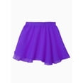 thumbnail image 4 of ZDHoor Girls Chiffon Pull On Ballet Dance Skirt Sheer Wrap Skirt Ballerina Dancewear,Sizes 2-16 Purple-B 7-8, 4 of 5