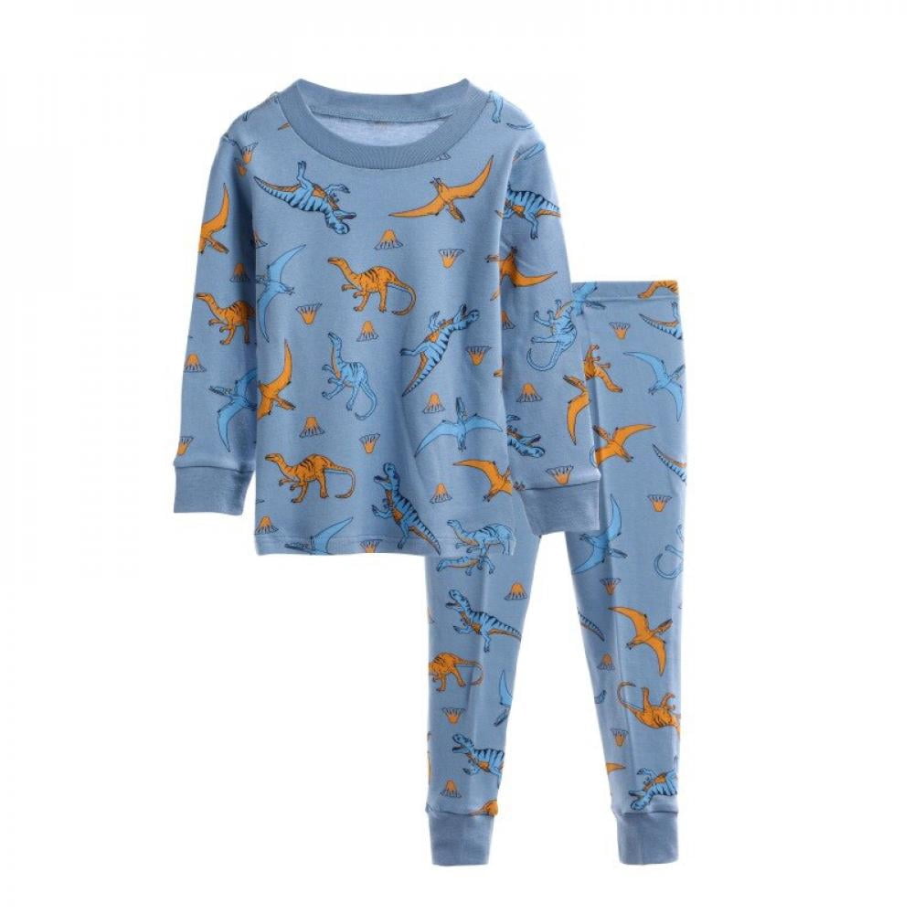 Children Pajamas Baby Boy Girl Clothing Set Kids Dinosaur Cartoon Sleepwear  Autumn Cotton Nightwear Animal Pyjamas Pijamas Set - Walmart.com - Walmart. com