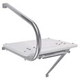 thumbnail image 2 of GARELICK Dock Ladder 19536 Transom Ladder; 2 Steps; Telescoping; 275 Pound Load Capacity; With Wraparound Rail; Polished; Silver; Steel; With HDPE Platform, 2 of 3