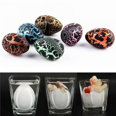 5Pack Dinosaur Eggs Hatching Dino Egg Grow in Water Crack with Assorted Color Christmas Stocking Stuffers Birthday Holiday Xmas Toy Gifts Party Favors for Toddler Kids 3-10 Boys Girls