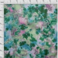 thumbnail image 4 of oneOone Velvet Light Green Fabric Asian Tie & Dye Craft Projects Decor Fabric Printed By The Yard 58 Inch Wide, 4 of 4