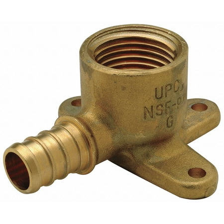 Brass Drop - Drop Ear Elbow,90 deg.,Low Lead Brass ZURN PEX QQDE33BFGX
