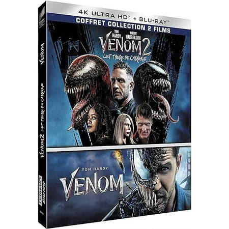 Venom / Venom 2: Let There Be Carnage 4K - 4-Disc Set [ Blu-Ray Reg.A/B/C Import - France ]
