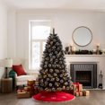thumbnail image 4 of Holiday Time 6.5' pre-lit Branford Frosted Pine Black Tree, Black, 4 of 5