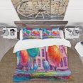 thumbnail image 2 of Designart 'Daydream House In The VIllage' Juego de Funda Nórdica Tradicional, 2 of 5
