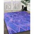 thumbnail image 2 of Ahgly Company Indoor Square Patterned Light Slate Blue Area Rugs, 8' Square, 2 of 6
