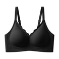 thumbnail image 2 of UQJfacai Wireless Jelly Bras for Women No Underwire with Support Seamless Bralettes Everyday Comfort Tshirt Padded Bra L, 2 of 5