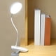 thumbnail image 2 of Fiudx Lámpara de Escritorio Recargable, Luz de Clip Ajustable, 3 Niveles de Brillo, Diseño de Cuello de Cisne Flexible, Led con Protección Ocular, para Cama, Dormitorio, Estudio, Viajes, Tamaño 15 X, 2 of 7