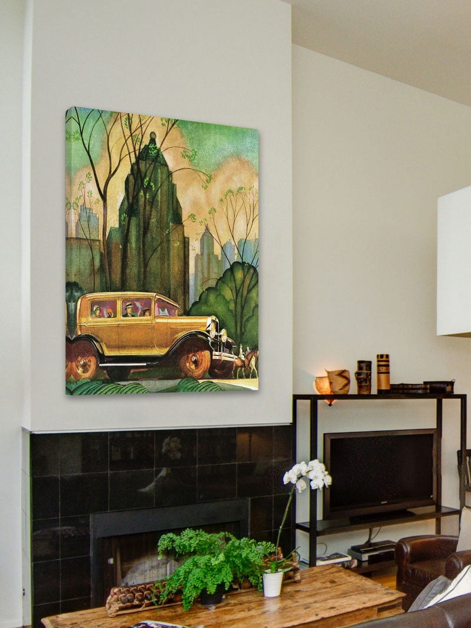 Marmont Hill "In the City" Painting Print on Canvas