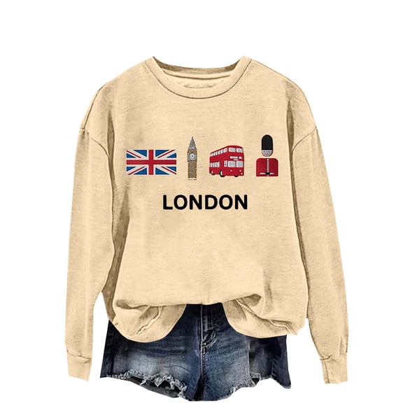 Sweaters For Women Hooded Long Sleeved Casual Printed Sweatshirt Lapel Zipper Fuzzy Warm Loose Fit Top L Womens Sweaters