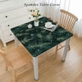 thumbnail image 2 of HAOXIT Forest Square Tablecloth, Pine Tree Branches Christmas Theme New Year Foliage Coniferous Branch , Circle Table Cloth Cover for Dining Room Kitchen Decoration 54''x54'', 2 of 7