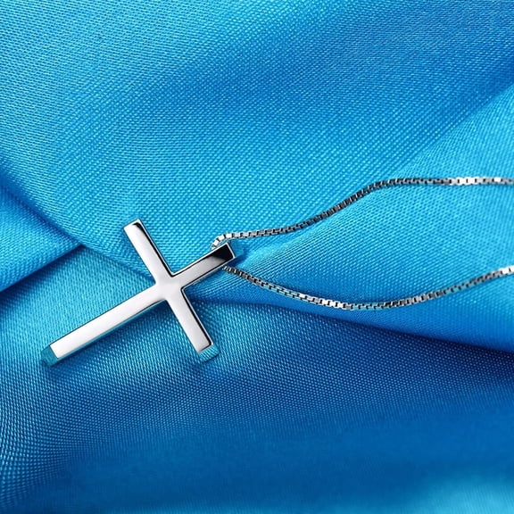 K-KED Pure Platinum 950 Pendant Fine PT950 Smooth Surface Cross Women Small Pendant/3g