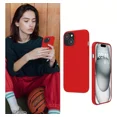 thumbnail image 4 of Funda Para iPhone 14 Silicon Interior Afelpado Antigolpes Suave Rojo, 4 of 6