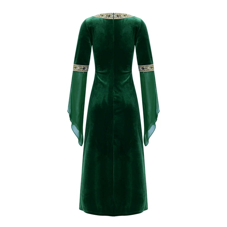 girls green medieval dress Burgschneider main image 0