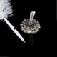 thumbnail image 4 of 26-27 Ostrich Feather Quill Pen with Metal Holder, 4 of 5