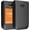 Black, variant on Nakedcellphone Case for Consumer Cellular Iris Easy Flip 2 Phone, Slim Hard Shell Protector Cover - Also Fits SpeakEasy SN331CC - Black Tread