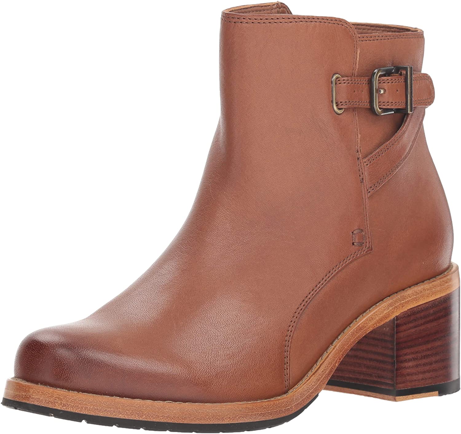 clarks womens tan ankle boots