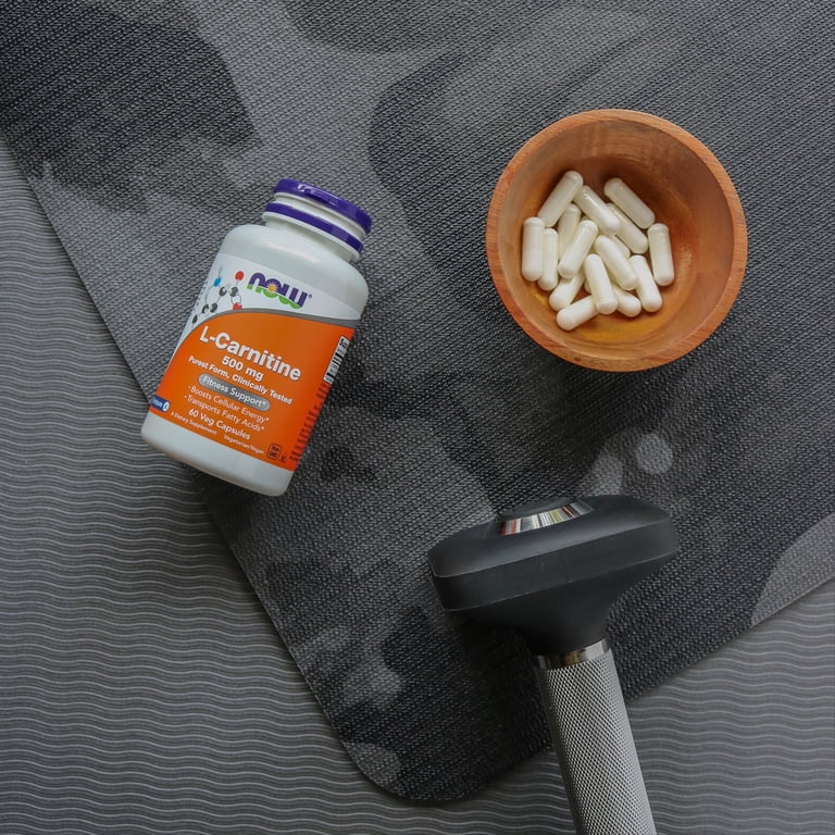 is l-carnitine better in liquid or pill form NOW Supplements, Purest Form L-Carnitine 500mg, Amino Acid, 60 Veg Capsules  for Fitness Support