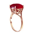 thumbnail image 2 of Galaxy Gold 14k Solid Gold Ring 12.0 mm Round Ruby (Rose-Gold, 9.5), 2 of 2