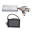 thumbnail image 1 of Kit de conversión de bicicleta eléctrica, controlador de Motor de bicicleta de onda sinusoidal de 35A con línea de luz para Panel KT LCD 8S para Motor de 1500W, 1 of 12