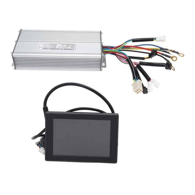 Kit de conversión de bicicleta eléctrica, controlador de Motor de bicicleta de onda sinusoidal de 35A con línea de luz para Panel KT LCD 8S para Motor de 1500W