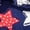 Blue Star, variant on Little Girls Printed Ruffle Trim Tank Top White Sunglasses 6X