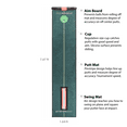 thumbnail image 6 of PINSTRIPE GOLF Putting Mat Indoor Studio - 4 Putting Aids - 2 Colors - 8ft Length, 6 of 6