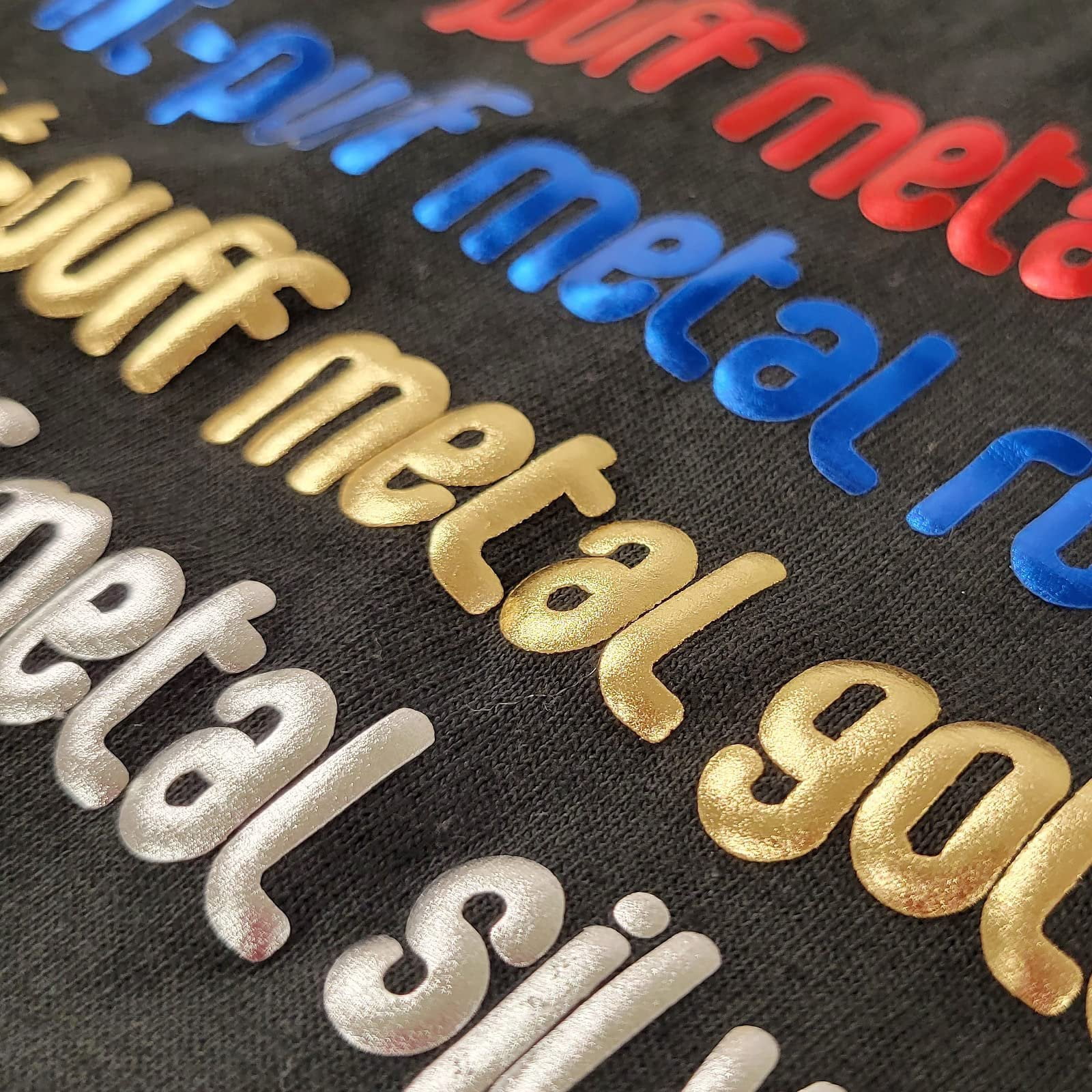 HTV4U Puff Metal Heat Transfer Vinyl Foil Copper, 20" x 10 Yards - 3D Puffy Heat Press Transfer Film, DIY Craft Iron on Vinyl